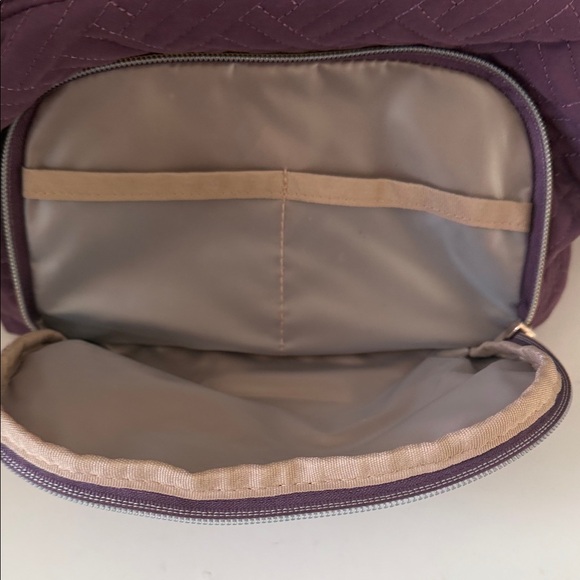 Purple Quilted Women's Bag size large - Picture 3 of 12